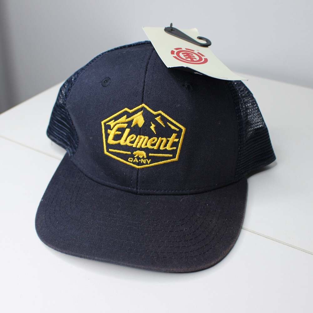 Element Skateboards 1992 Trucker Snapback Mesh Hat Skater Y2K Vintage NWT